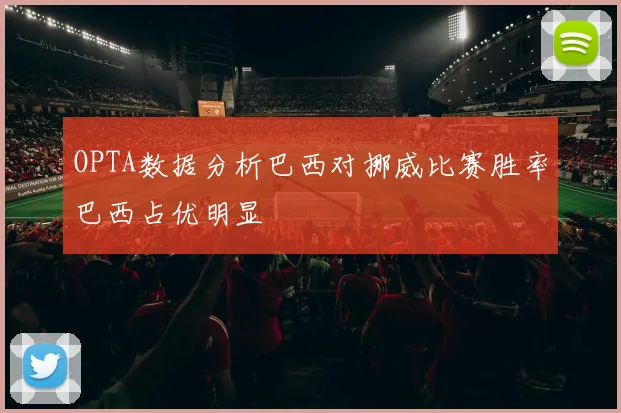 OPTA数据分析巴西对挪威比赛胜率巴西占优明显