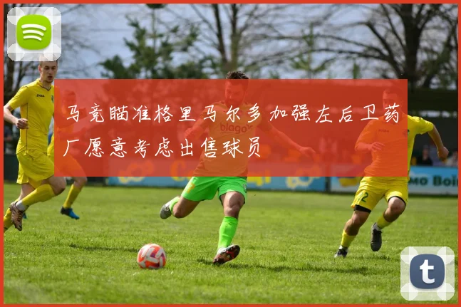 马竞瞄准格里马尔多加强左后卫药厂愿意考虑出售球员